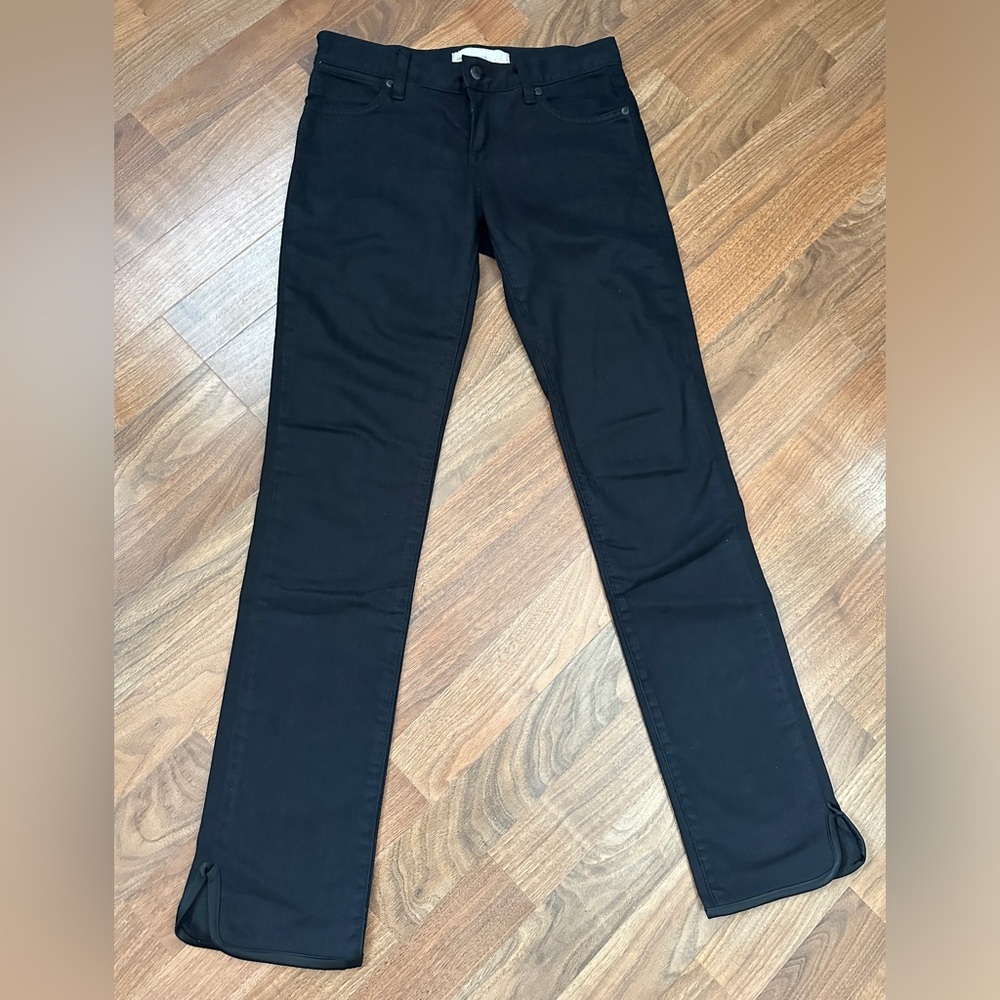 Black Paper Denim & Cloth Jeans With Satin Trim Size 25